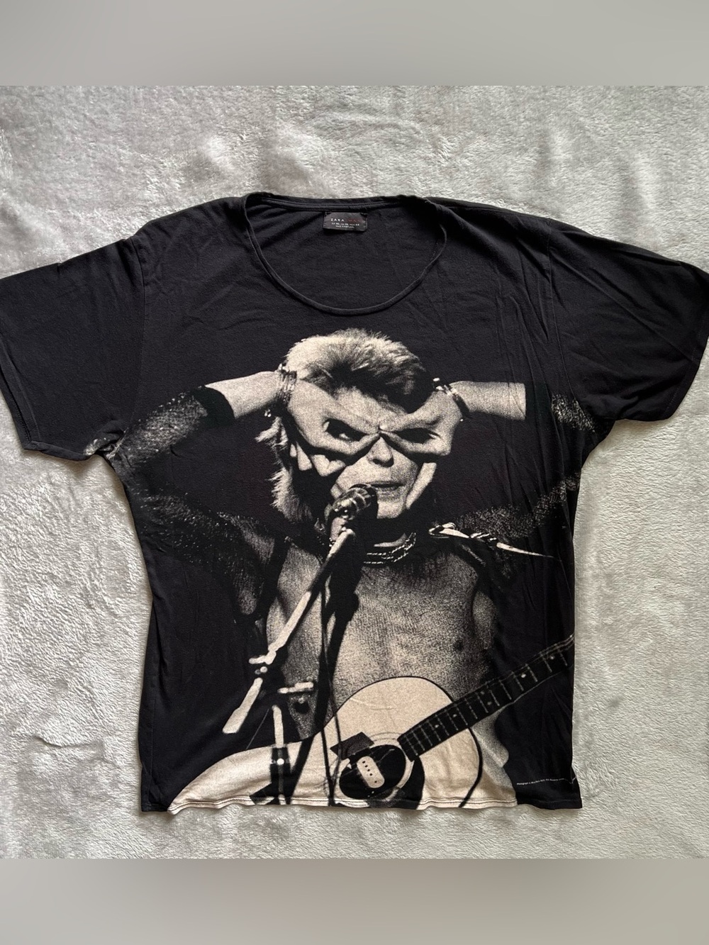 David Bowie Zara Man Graphic T-Shirt XXL